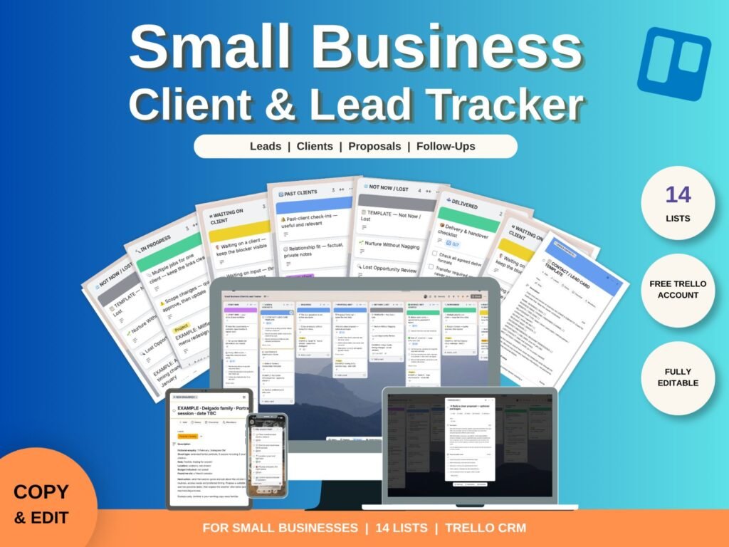 Client & Lead Tracker (CRM) preview