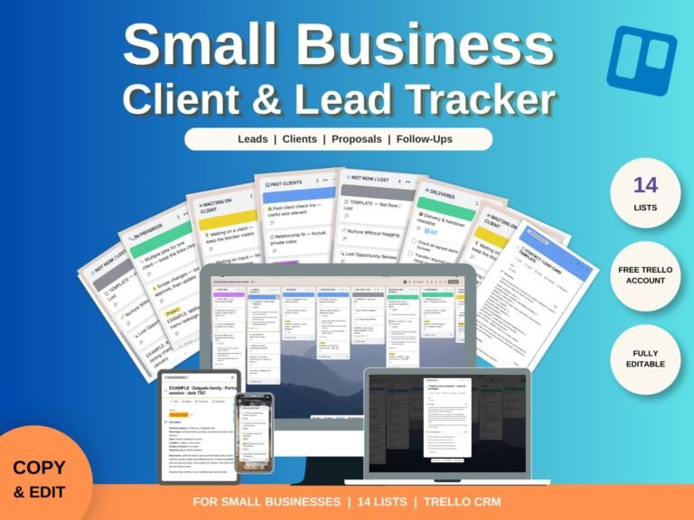 Client & Lead Tracker (CRM) preview
