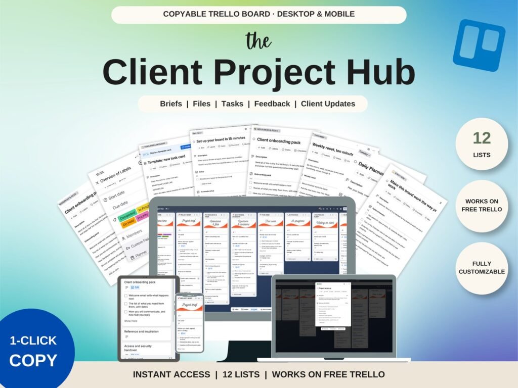 Client Project Hub preview