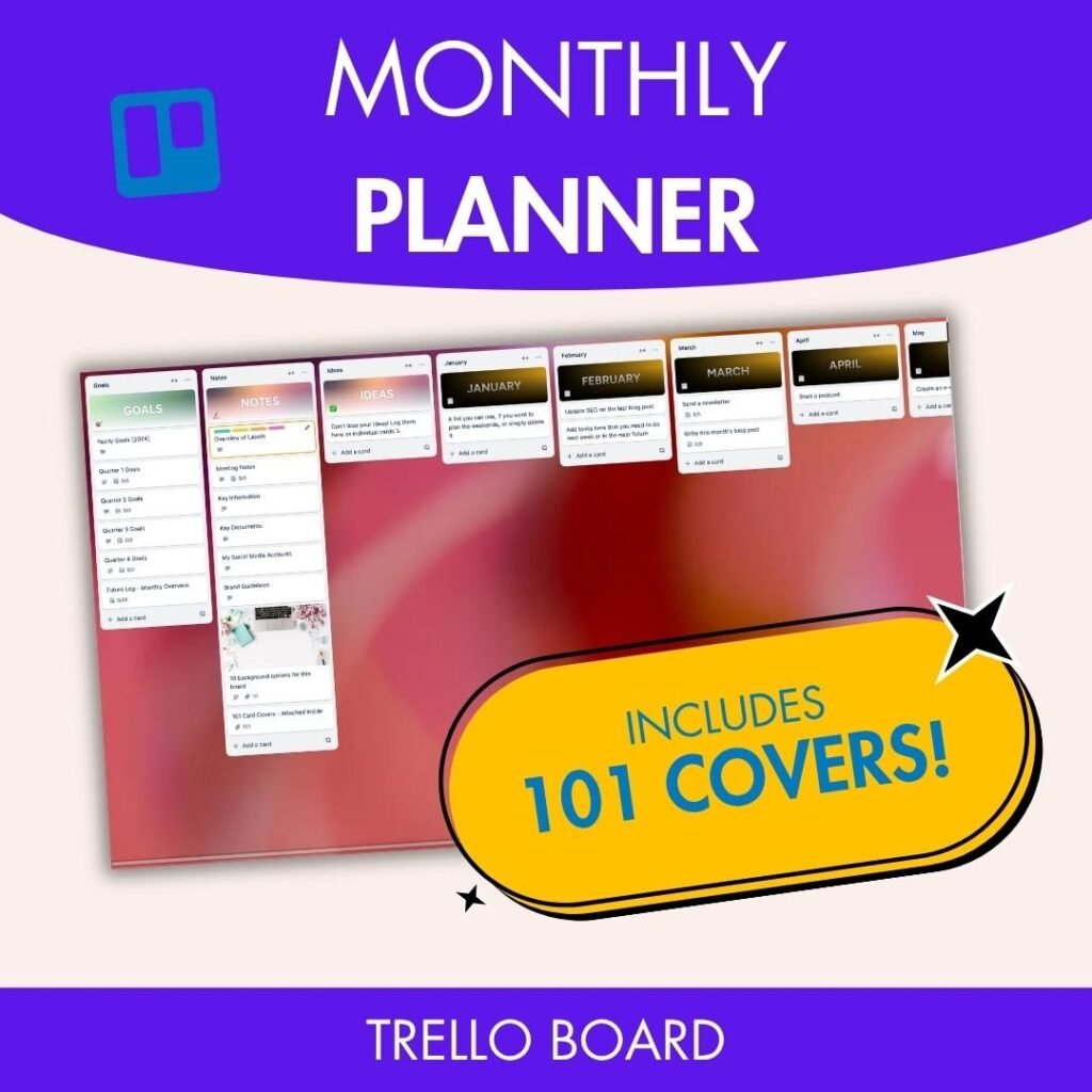 Monthly Planner preview