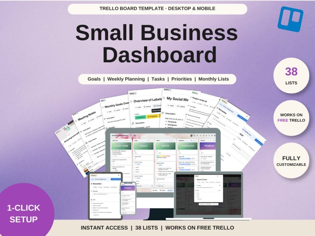 Small Business Dashboard preview